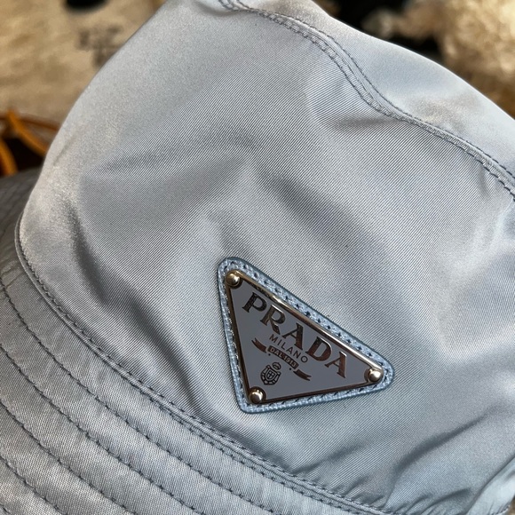 Re-Nylon bucket hat in astral blue - Picture 2 of 5
